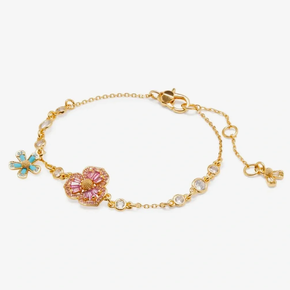 $128 Kate Spade Fleurette Line Bracelet - Picture 1 of 7